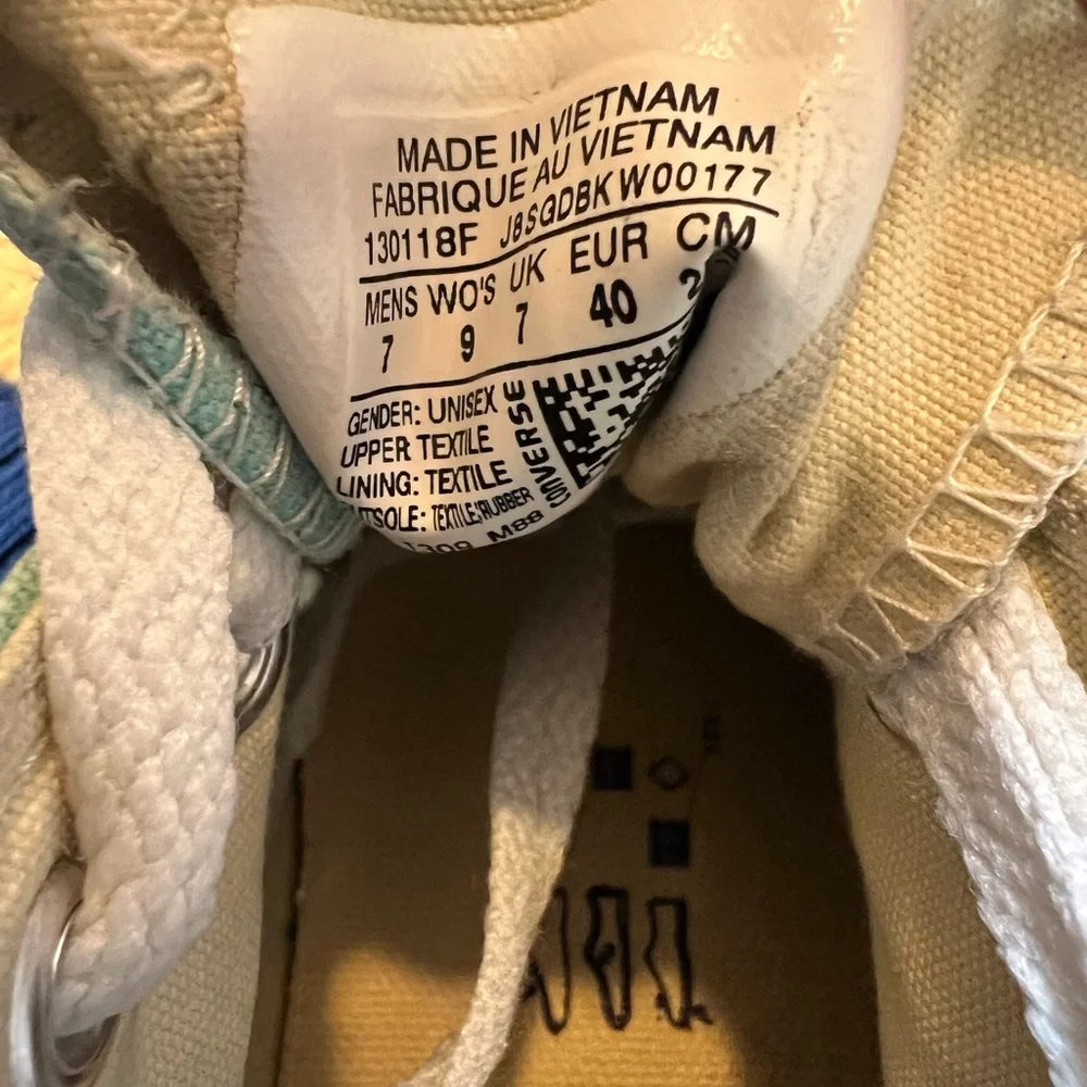 Converse Turquoise Sneakers - Picture 11 of 11